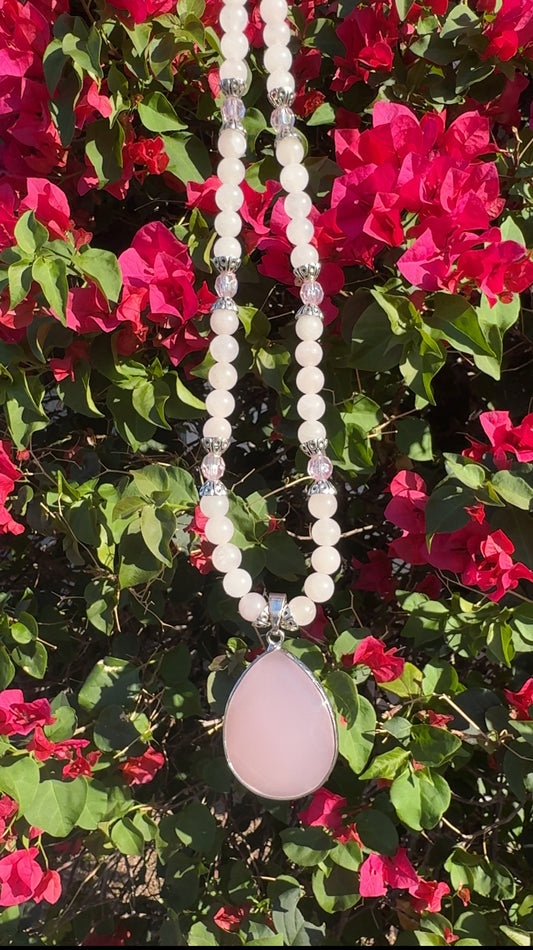 Heart Beat ~ Rose Quartz x Agate